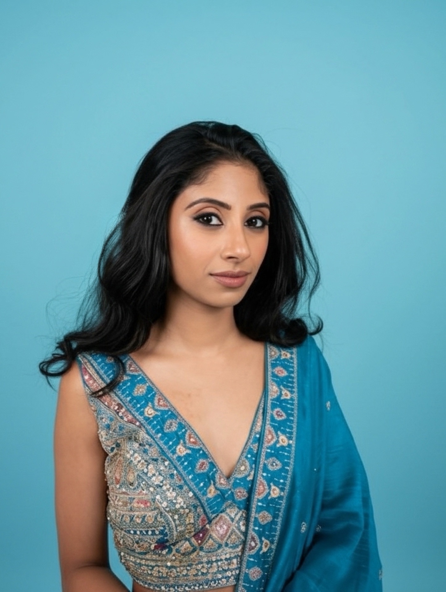 Bridal makeup trial session by CurlyRootsByRitu Raleigh Durham